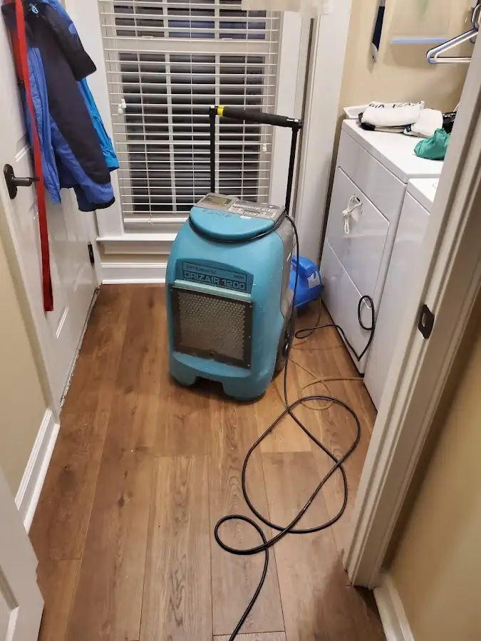 Commercial dehumidifier deployed for Flood Damage Cleanup in Bethany