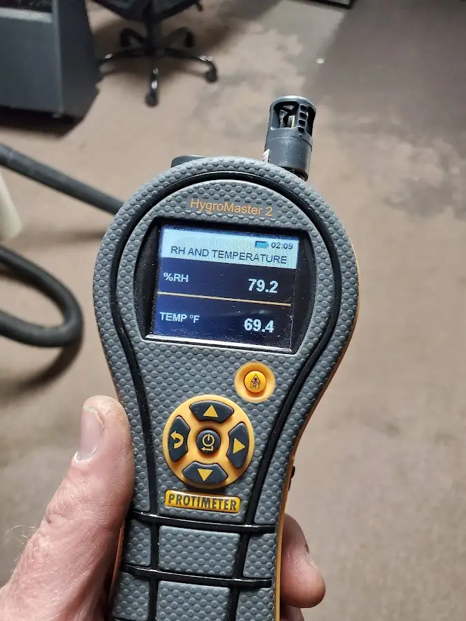 Moisture meter humidity assessment for Mold Remediation & Removal in Bethany